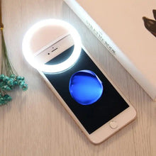 Bright selfie light for smartphones and tablets.