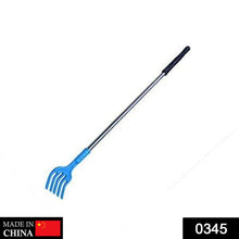 Extendable back scratcher with massaging feature.