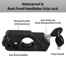 Motorcycle Grip Lock Universal Motorcycle Handlebar Throttle Grip Security Lock