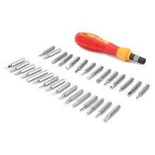 Magnetic screwdriver kit with various tips.