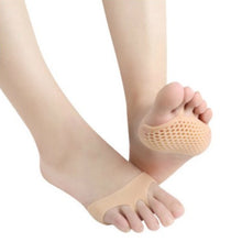 Silicone toe covers designed to offer relief and protect toes from friction and pressure.