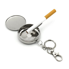 Mini Pocket SS Ashtray with keyring (1pc)