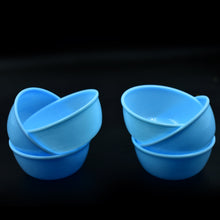 Microwave-safe plastic bowls, set of 6, unbreakable.