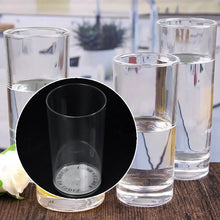 Set of unbreakable clear glasses