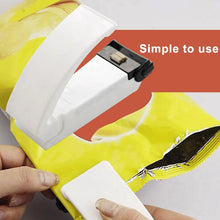 Compact and multifunctional plastic bag sealer, easy to use and carry.