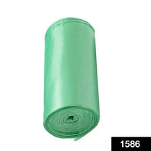 Eco-friendly trash bag rolls in green (24