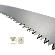 Sturdy folding saw for outdoor use.