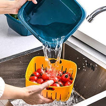 Durable collapsible colander and drainer for kitchen