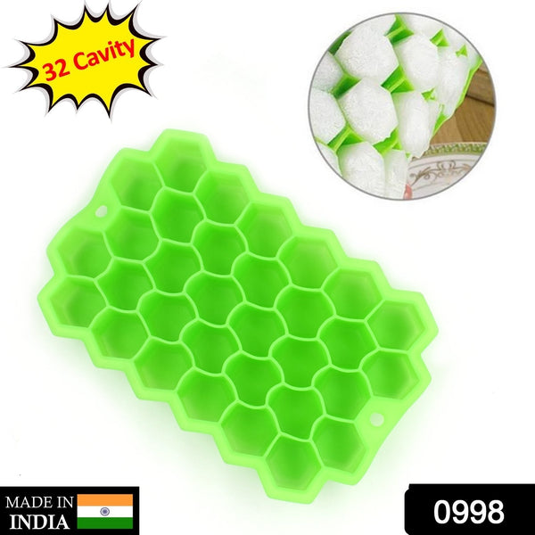 Silicone Ice Cube Trays 32 Cavity Per Ice Tray [Multi color]