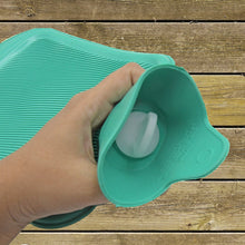 Hot water bag with cover for hand, feet, and pain relief