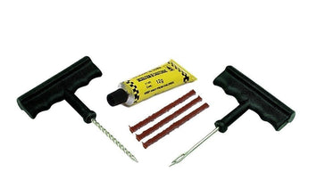 Full puncture repair set for cars and bikes